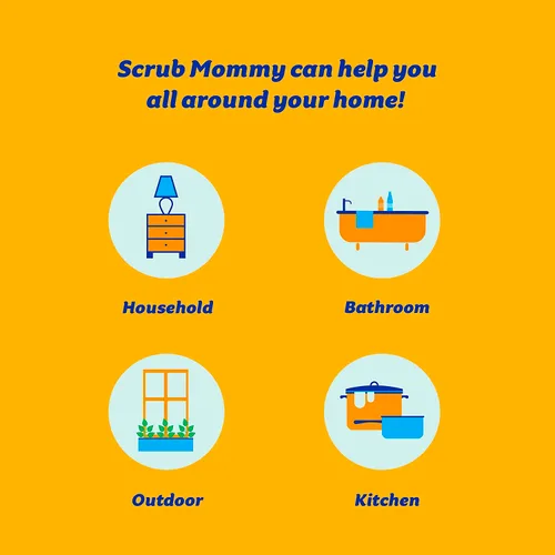 Vista 5 de Scrub Daddy Scrub Mommy Special Edition Pets Cat - Esponja multiusos para platos sin arañazos, sin BPA y fabricada con espuma de polímero, esponja