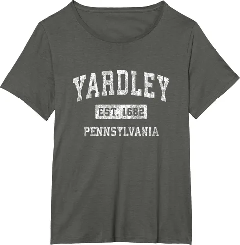 Vista 60 de Yardley Pennsylvania PA - Camiseta de manga corta, diseño deportivo
