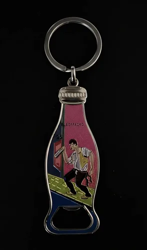 Vista 3 de Tarjetas de personajes de lotería mexicana llavero abrebotellas en uno. Perfecto para ese amigo que siempre tiene uno. Llavero es un gran regalo