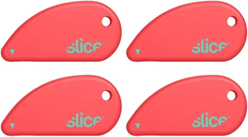 Vista 22 de Slice Micro cortador de seguridad Cortador de caja de cerámica seguro que dura 11 veces más que el metal Abrecajas de llavero 1 paquete