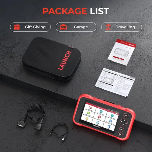 Vista 9 de LAUNCH Escáner CRP123I V3.0 OBD2 con diagnósticos de 4 sistemas y más de 7 restablecimientos Car diagnostic tool with battery testing, FCA