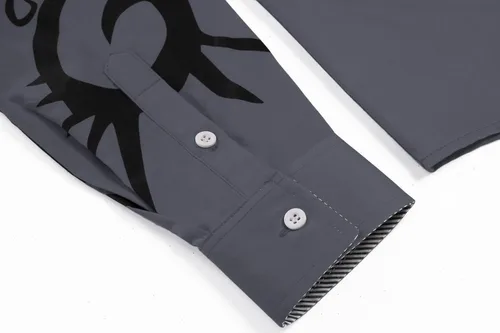 Vista 7 de Coofandy Hombres Vestido de impresión botón Down Camisa