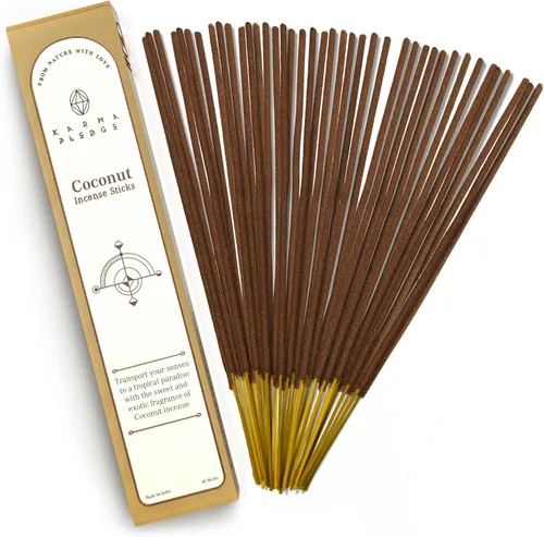 Vista 24 de Bakhoor - Varitas de incienso orgánicas sumergidas a mano, 100 varillas con hierbas naturales e ingredientes aromáticos, tiempo de combustión de 45