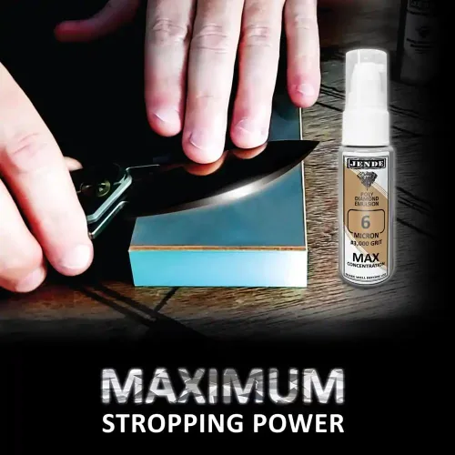 Vista 3 de Jende Emulsión de bloqueo de cuchillo de polidiamante de concentración máxima, 6 micras, 0.8 fl oz