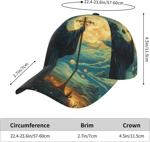 Vista 7 de Gorra de béisbol Gorra de camionero ajustable Snapback Moda Sombreros para papá