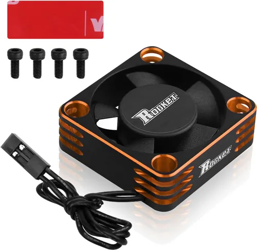 Vista 9 de Ventilador de enfriamiento del motor RC Disipador de calor del motor 28000RPM ESC Ventilador de enfriamiento para coche RC 1/8 1/10 1/12 escala 540