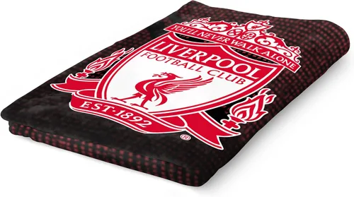 Vista 7 de Liverpool - Manta de forro polar con escudo de fútbol, suave, LFC, cálida manta de viaje para sofá, manta de malla Liverpool, regalo para hombres
