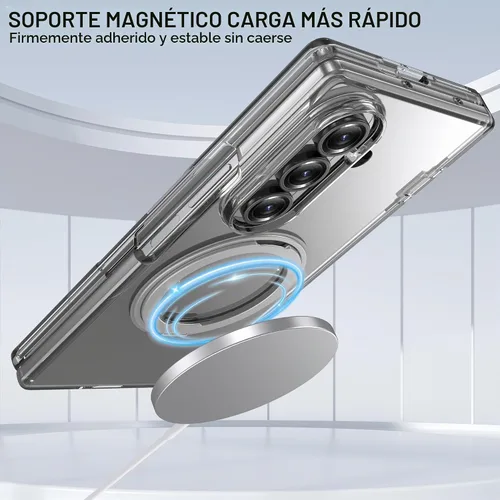 Vista 4 de Funda transparente para Galaxy Z Fold 8 Ultra, protector de bisagra