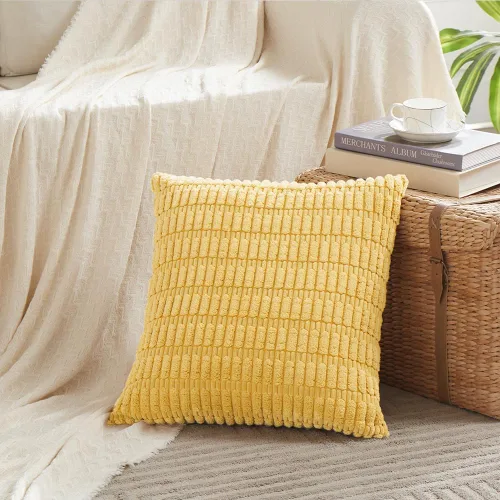 Vista 64 de Fancy Homi - Fundas decorativas para cojines, 18 x 18 pulgadas, para sala, sofá o cama, decoración rural, estilo bohemio, funda de cojín cuadrada