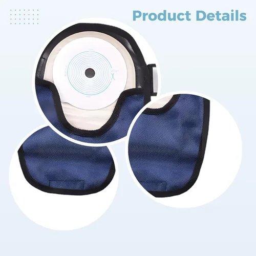 Vista 5 de Fundas para bolsa de ostomía, dos piezas, cinturón incluido