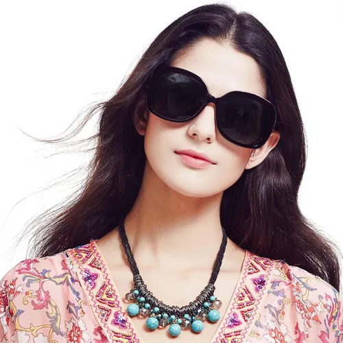 Vista 6 de LianSan Lsp301 lentes de sol extra grandes, polarizadas, para mujer