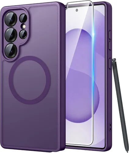 Vista 173 de FNTCASE - Funda para iPhone 16 Pro: magnética, mate, translúcida, de grado militar, protectora contra caídas, resistente, fina, duradera y a prueba