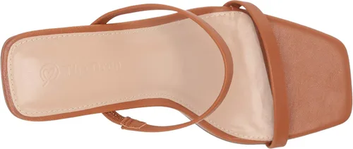 Vista 8 de The Drop Women's Avery Square Toe Two Strap High Heeled Sandal