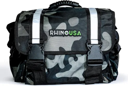 Vista 9 de Rhino USA Bolsa de almacenamiento para equipo de recuperación (negro) - Bolsa de kit de recuperación definitiva para organización en tu vehículo