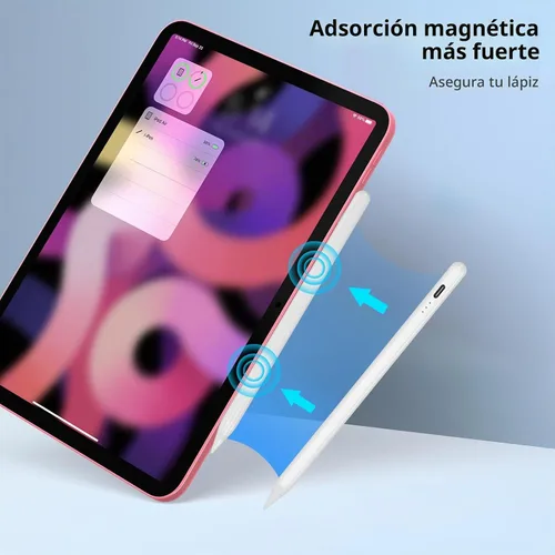 Vista 6 de Lápiz óptico para iPad, Apple Pencil para iPad 10/9ª generación, lápiz digital compatible con Apple iPad Pro 11 y 12.9 pulgadas (2018-2022), iPad