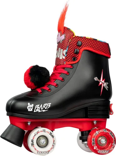 Vista 6 de Crazy Skates Trolls Size Adjustable Roller Skates - Featuring Poppy or Barb from Trolls