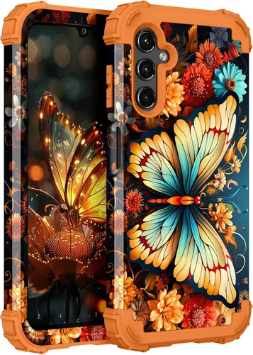 Vista 61 de Hocase Funda para Galaxy A37 5G, protección resistente a prueba de golpes, parachoques de goma de silicona suave+funda protectora híbrida