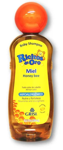 Vista 4 de Ricitos de Oro Champú de lavanda Champú para bebé con tapa de sonajero emergente, producto sin parabenos para el delicado cabello del bebé; 8.4