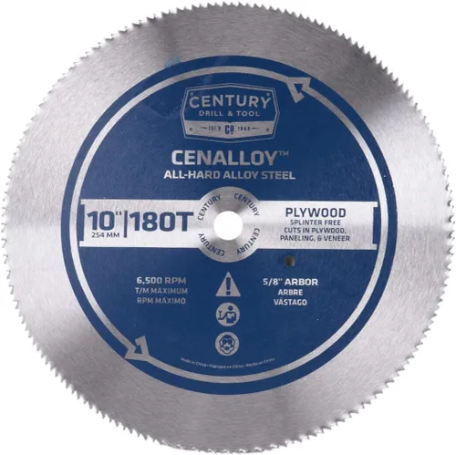Vista 7 de Century Drill & Tool 08236 Cenalloy Hoja de sierra circular de madera contrachapada 3-3/8" por 80T