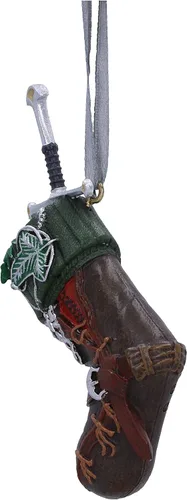 Vista 2 de Nemesis Now Lord of The Rings Aragorn - Adorno colgante de calcetín de 3.5 in, resina, con licencia oficial de El Señor de los Anillos, fundido