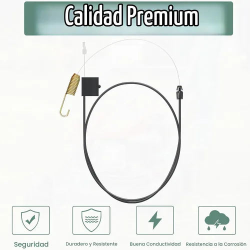 Vista 3 de AOTWD 181699 532181699 Cable de control de accionamiento para Husqvarna