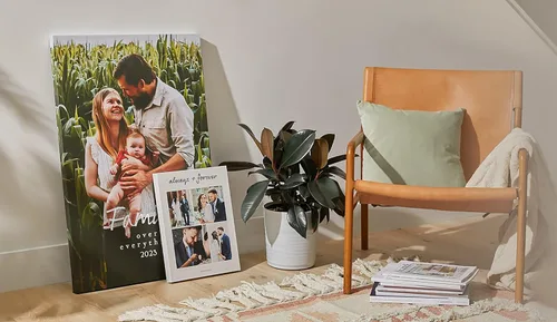 Vista 9 de Impresiones en lienzo personalizadas con tus fotos, impresión personalizada de foto a lienzo, imagen personalizada de 8 x 8 pulgadas, lienzo