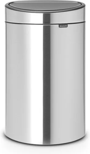 Vista 12 de Brabantia Papelera táctil de reciclaje con cubos de plástico, 10 L y 23 L - Acero mate