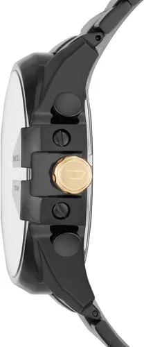 Vista 2 de Diesel Reloj negro de cuarzo con pantalla analógica DZ4479 Mega Chief para hombre, Negro -, Cronógrafo