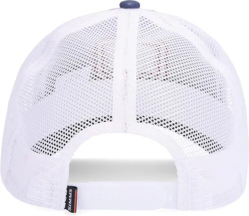 Vista 3 de Simms Trout Icon Trucker - Gorra de béisbol Snapback con pez trucha