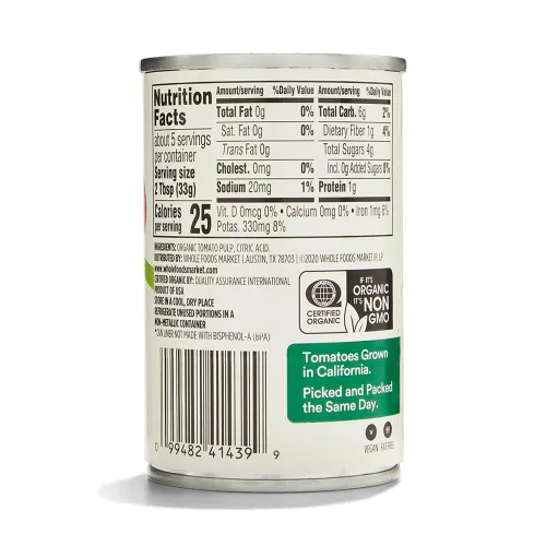 Vista 2 de 365 by Whole Foods Market, Pasta de tomate orgánica, 6 onzas