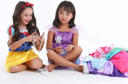Vista 7 de VGOFUN Disfraz de princesa para niñas y niñas