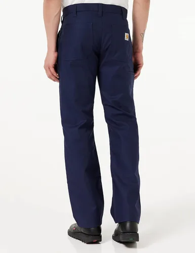 Vista 4 de Carhartt Pantalón de trabajo de lona de ajuste relajado y flexible para hombre
