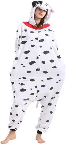 Vista 5 de HOMWERRONT Pijama de lagarto para adultos, diseño de dibujos animados, Navidad, cosplay, ropa de dormir para mujeres y hombres