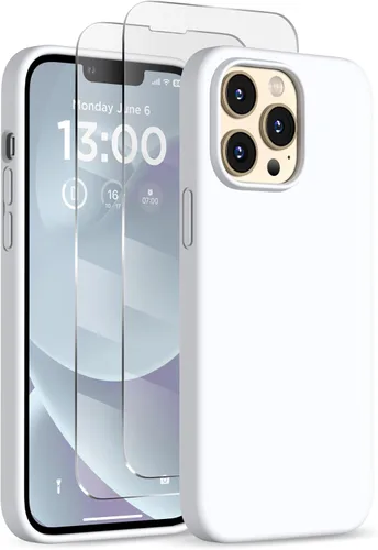 Vista 33 de Funda de silicona para iPhone 13 Pro, funda para teléfono, color Negro