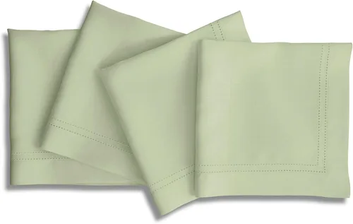 Vista 9 de Solino Home Juego de 4 servilletas de lino color marfil de lino 100 % puro con doble vainica de 20 x 20 pulgadas para verano, hechas a mano