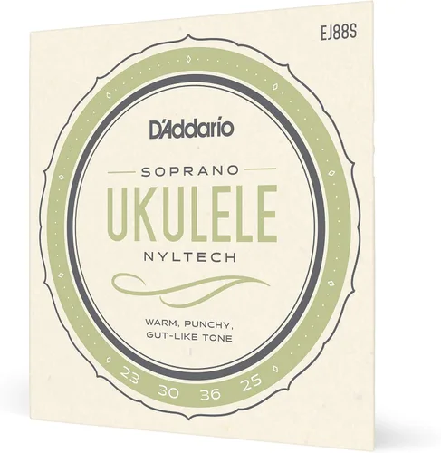 Vista 18 de D'Addario - Juego de cuerdas para ukelele barítono, fluorocarbono, EJ99B, 4 cuerdas, paquete de 1