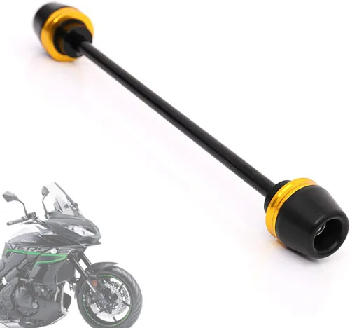Vista 7 de MC MOTOPARTS Compatible con KLE 650 2008-2009 - Protectores de horquilla para eje delantero negro