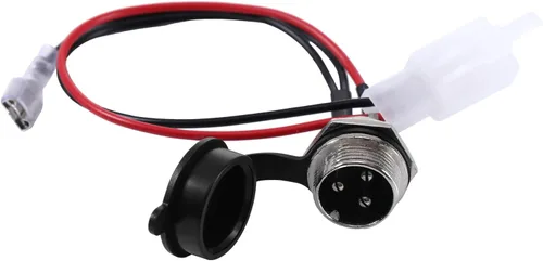 Vista 6 de KAMIER Puerto de cargador de 3 cables de repuesto para Razor Crazy Cart XL DLX Shift Ground Force Drifter Go Cart Kart Dune Buggy E325 E300 E200