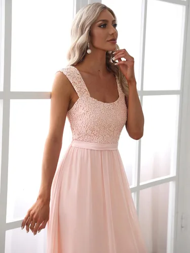 Vista 5 de Ever-Pretty Women's Floral Lace Sleeveless A-Line Bridesmaid Dress Evening Dresses 07704-USA
