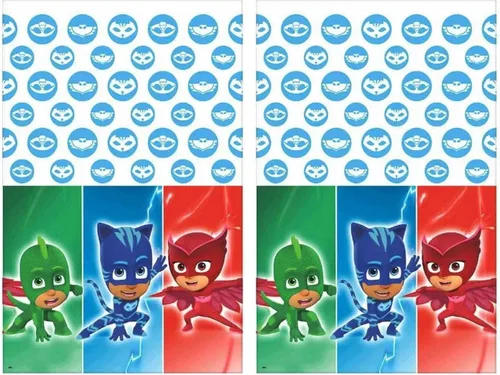 Vista 2 de American Greetings PJ Masks - Mantel de plástico, Table Cover