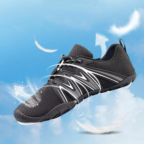 Vista 5 de Zapatos de agua para hombres y mujeres, para exteriores, playa, secado rápido, atléticos, acuáticos, zapatos deportivos para senderismo, escalada