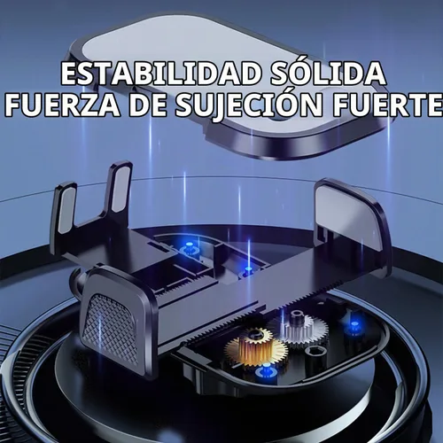 Vista 4 de Soporte de teléfono para automóvil, soporte de teléfono para parabrisas de automóvil, ventilación de aire, universal, manos libres, soporte