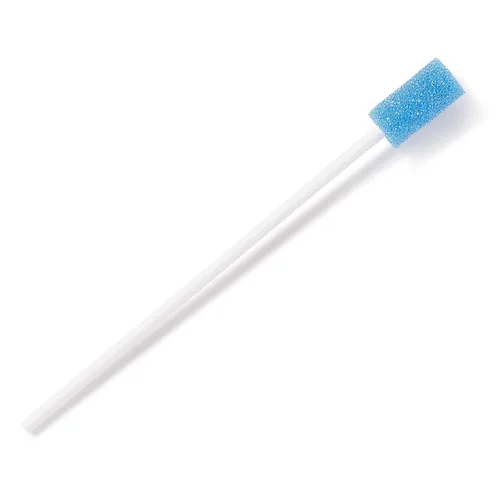 Vista 4 de Medline Dentips Hisopos orales desechables, para adultos, sin tratar, azul, 500