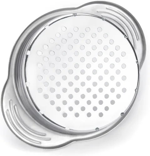 Vista 3 de Prensa coladora de atún, colador de latas de atún de acero inoxidable de grado alimenticio con agujeros laterales inferiores para atunes