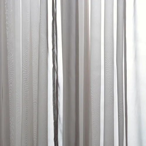 Vista 5 de Half Price Drapes SHCH-VOL5-SLDW-84, cortina de gasa y poliéster transparente, ancho doble