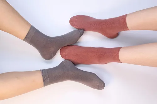 Vista 5 de SERISIMPLE Calcetines finos de bambú para mujer, ligeros, por encima del tobillo, calcetines de vestir casuales para damas, botín, pantalones, 5