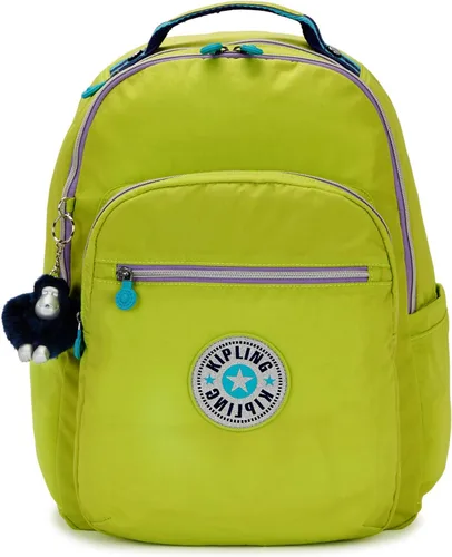 Vista 53 de Kipling Seúl - Mochila pequeña para tableta, diseño de flores acuáticas, talla única