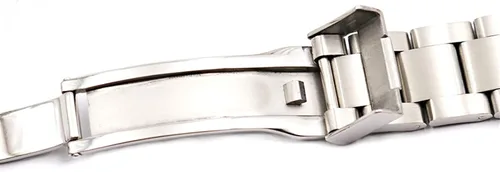 Vista 4 de HAODEE 20 21mm Watch Band Stainless Steel Solid Curved End Screw Links Wrist Bracelet For Rolex Submariner Oyster Datejust