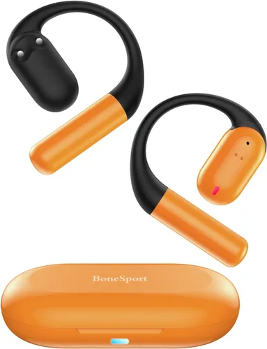 Vista 10 de Auriculares de Conducción Ósea Inalámbricos Bluetooth 5.4, Auriculares para Dormir de 0.8g con Micrófono HD/Control Táctil/Llamadas Claras