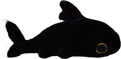 Vista 10 de Juguetes de peluche de Sharkitty, juguetes de peluche combinados de tiburón y gato (negro 27.5 pulgadas)